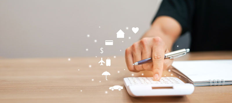 Presupuesto basado en salario mensual.